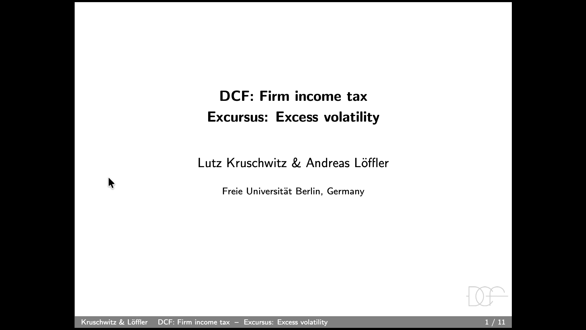 Thumbnail for Martingale-like Cash Flows